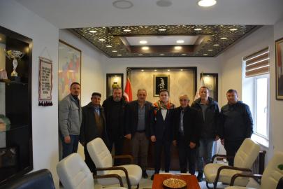 Göcenoluk Heyetinden Kaymakam Zengin’e Ziyaret
