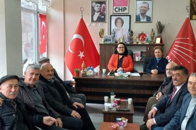 Seyitgazi CHP partilileri ağırladı!
