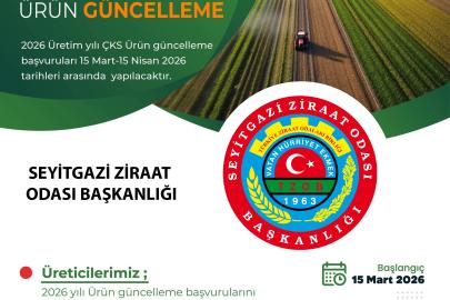Seyitgazi Ziraat Odası'ndan Çiftçiler için kritik uyarı!