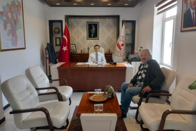 Seyitgazi Haberci, Kaymakam Abdülkadir Zengin’i Ziyaret Ettİ