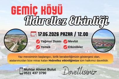 Seyitgazi Gemiç’te Bereket ve Birlik Günü: Hıdırellez Hazırlıkları Tamam!