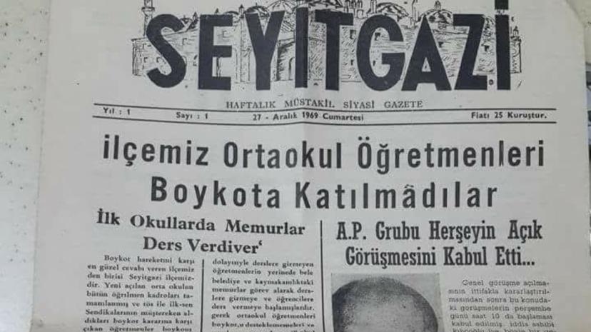 Tarih Bunu da Yazdı: Seyitgazi’de Gazete Satan TEK BİR BAYİ Bile Kalmadı!