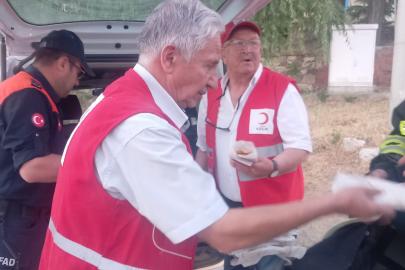 Kızılay’dan Örencik’teki Yangın Bölgesinde Anlamlı Destek