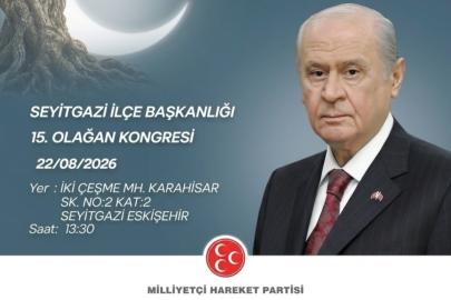 MHP SEYİTGAZİ İLÇE TEŞKİLATI 15. OLAĞAN KONGRESİ’NE HAZIRLANIYOR