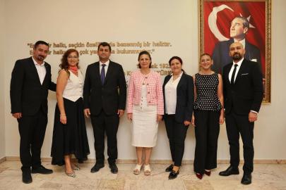SÜCAADDİN VELİ KÜLTÜR VE TURİZM DERNEĞİ’NDEN BAŞKAN ÜNLÜCE’YE ZİYARET