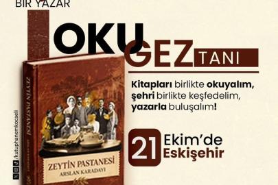 "Bir Kitap Bir Şehir Bir Yazar" Projesinin Yeni Durağı Eskişehir: Seyitgazili Yazar Arslan Karadayı Okurlarıyla Buluşuyor