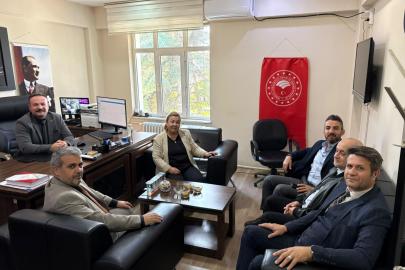 SEYİTGAZİ’DE KURUMLAR ARASI BİRLİKTELİK: YENİ İLÇE TARIM MÜDÜRÜNE HAYIRLI OLSUN ZİYARETİ