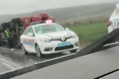 Seyitgazi-Kırka Yolunda Kaza: Sürücülere Yağış Uyarısı!